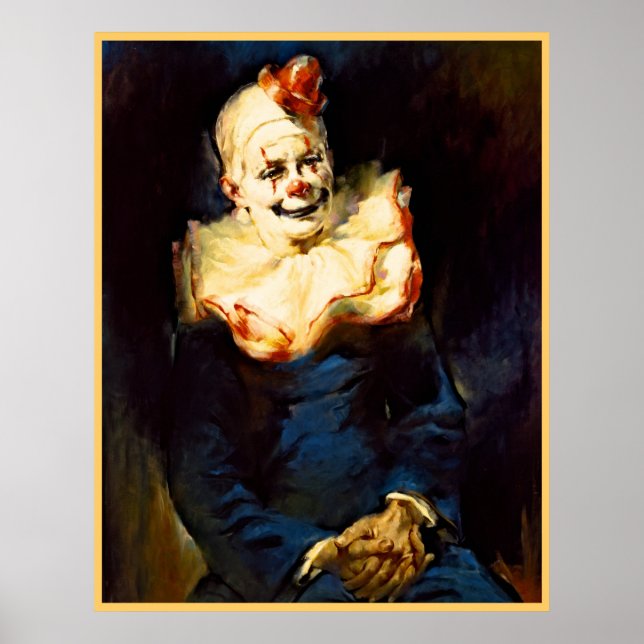 Pintura com poster de palhaço 9 (Frente)