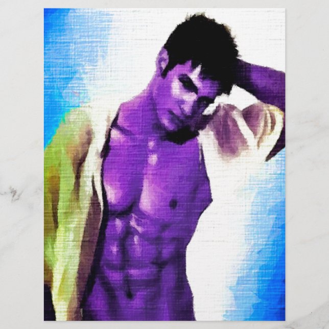 Pintura: Comedores de Pessoas Roxos (Frente)