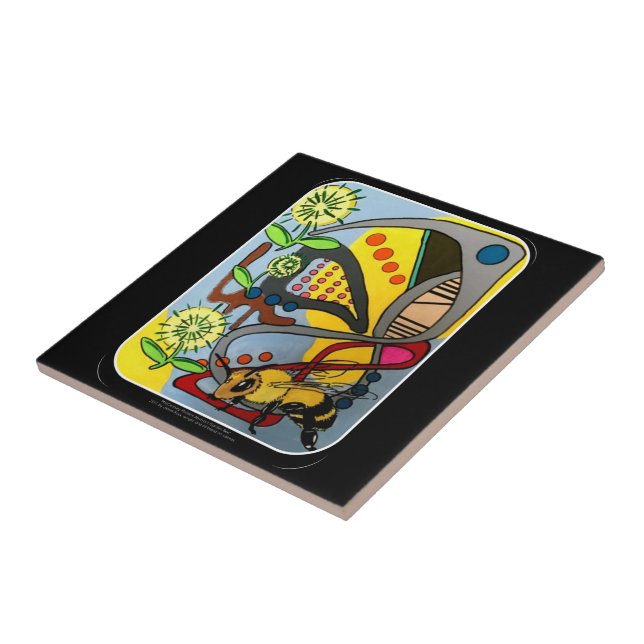 Pintura da abelha do jardim da modificação do meio (Lateral)