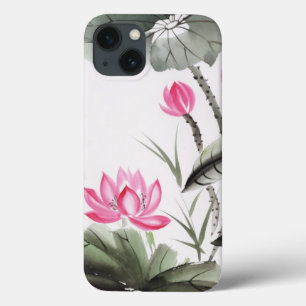 Pintura da aguarela da flor de Lotus