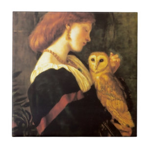 Pintura da antiguidade da coruja de Screech da