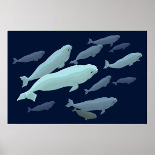 Pintura da baleia de Marinelife do impressão da