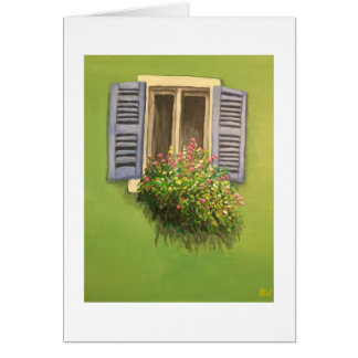 Pintura da caixa da flor do cartão de presente 5x7