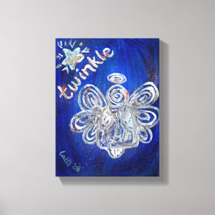 Pintura da Canvas de Arte do Anjo Twinkle Guardian