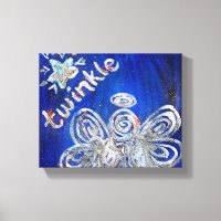 Pintura da Canvas de Arte do Anjo Twinkle Guardian