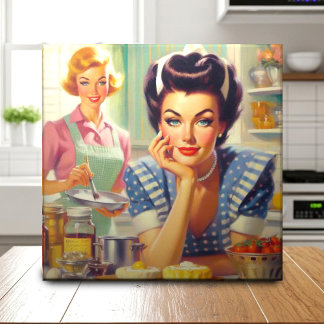 Pintura da Cozinha Retro