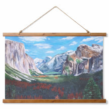 Pintura da Floresta no Parque Nacional Yosemite