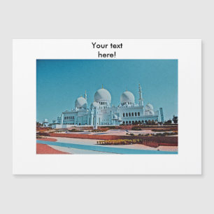 Pintura da mesquita Abu Dhabi