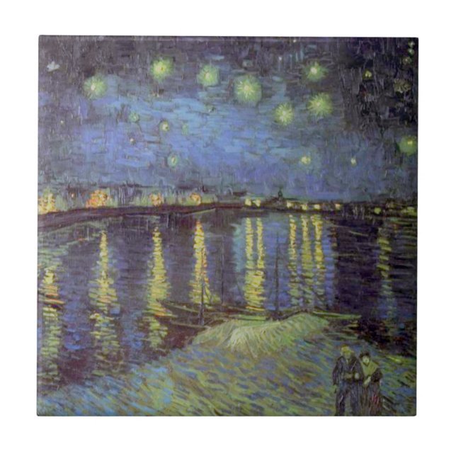 Pintura da Noite Estrelada de Van Gogh (Frente)