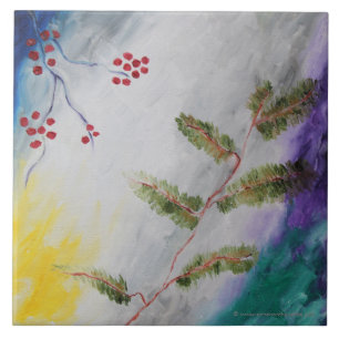 Pintura da tarde de dezembro