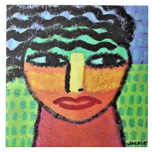 Pintura de Abstrato aberto panorâmica no Conselho  (Frente)