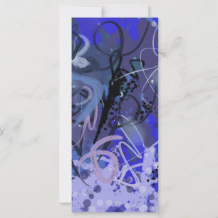 Pintura de abstrato azul