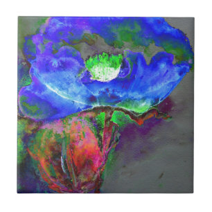 Pintura de Abstrato azul