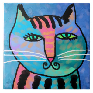 Pintura de Abstrato de Menino Bonito