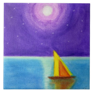 Pintura de Abstrato de navegação suave