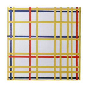 Pintura de Abstrato Nova Iorque I de Piet Mondrian