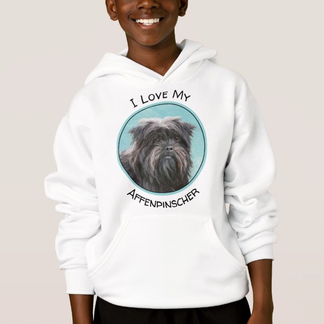 Pintura de Affenpinscher - Arte de Cachorro Origin (Frente)