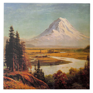 pintura de Albert Bierstadt, Monte Rainier,