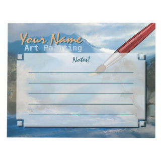 Pintura de arte - Bloco de notas