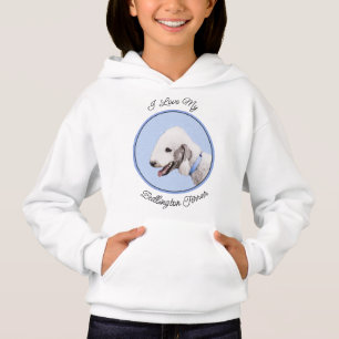 Pintura de Bedlington Terrier - Arte de Cachorro O