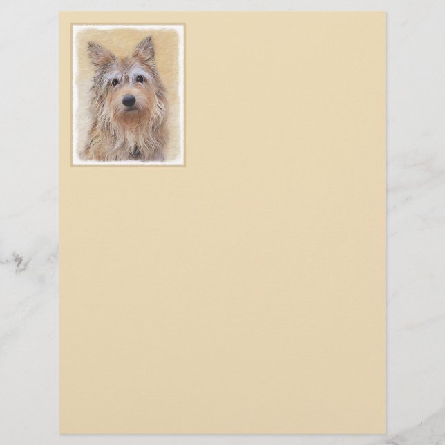 Pintura de Berger Picard - Arte de Cachorro Origin (Frente)