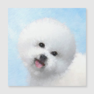 Pintura de Bichon Frise - Arte de Cachorro Origina