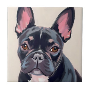 Pintura de Cachorro Bulldog Francês