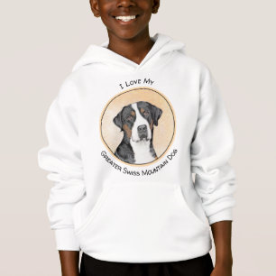 Pintura de Cachorro da Grande Montanha Suíça - A
