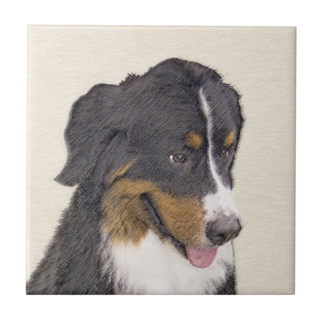 Pintura de Cachorro de Montanha Bernese - Arte Ori (Frente)