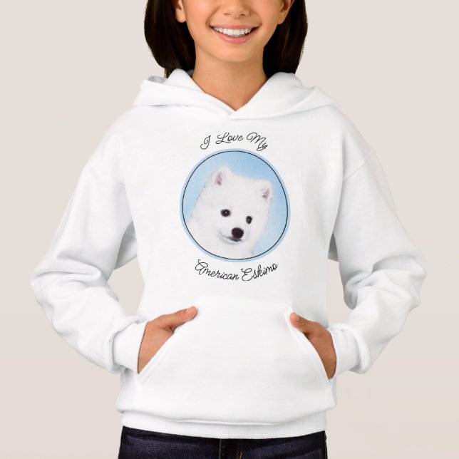 Pintura de Cachorro Eskimo Americano - Arte Origin (Frente)