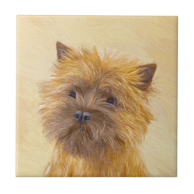 Pintura de Cairn Terrier - Arte de Cachorro Origin (Frente)
