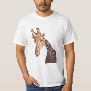 Pintura de Camisetas na Cabeça de Girafa