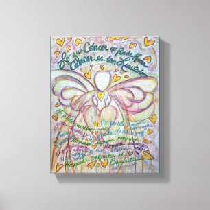Pintura de Canvas de Anjo no Cáncer No Puede Hace
