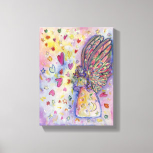 Pintura de Canvas de Anjo Universo Manifestante