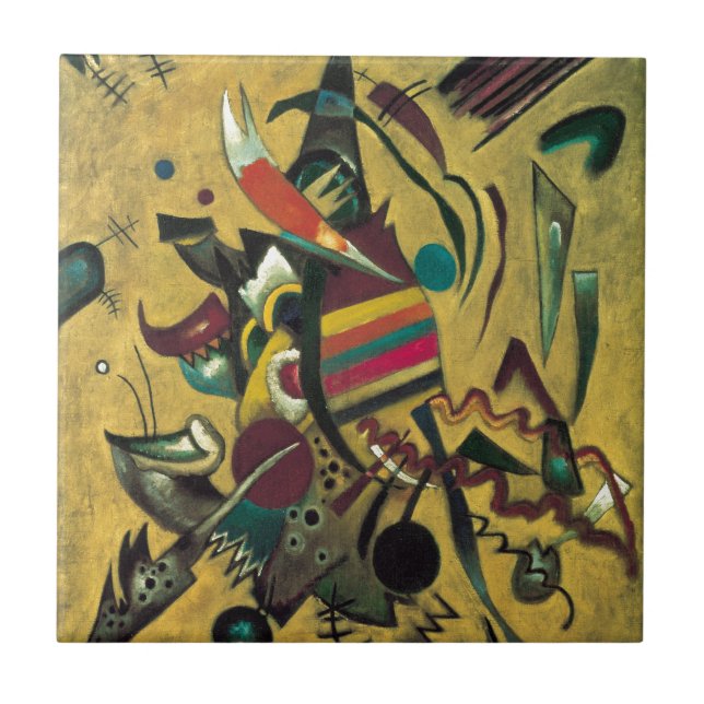 Pintura de Canvas de Pontos Kandinsky (Frente)