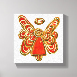 Pintura de Canvas do Anjo do Red Guardian
