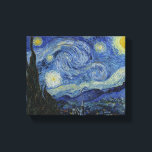 Pintura de Canvas Starry Night por Vincent Van Gog<br><div class="desc">Quer adicionar alguma cor à sala? Tente esta impressão de parede pendurada na Noite Estrelada de Vincent Van Gogh. Usamos apenas canvas de qualidade premium, adesivos duráveis e tintas de arquivamento para garantir que seu trabalho de arte permaneça seguro de manchas, apagões e descascações. O produto final é uma tela...</div>