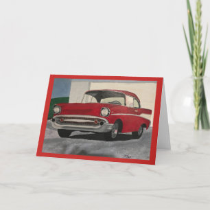 Pintura de Cartões Vermelhos-Americanos Vintage
