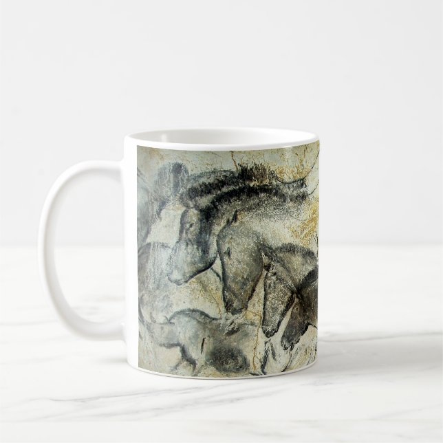 Pintura de caverna de Lascaux da caneca de café (Esquerda)