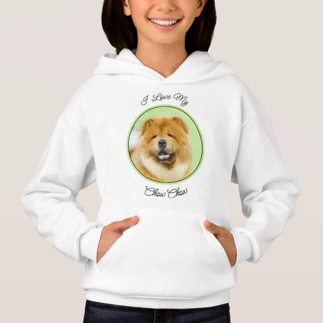 Pintura De Chow Chow - Arte De Cachorro Original (Frente)