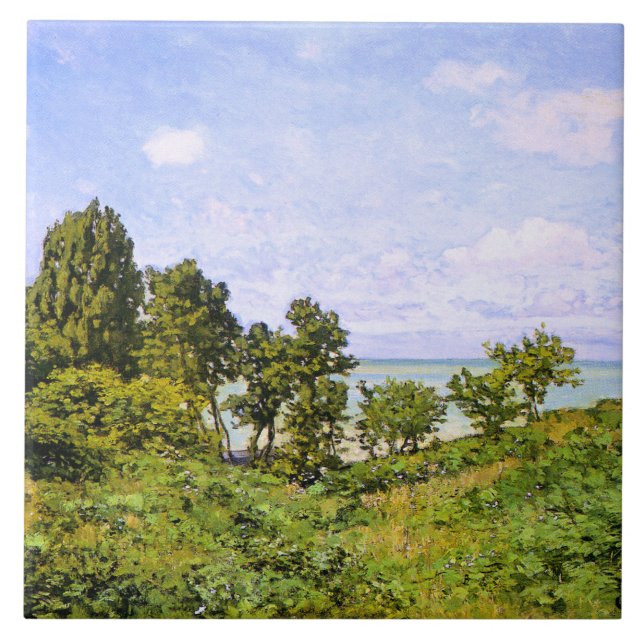 pintura de Claude Monet, À Beira-Mar, (Frente)
