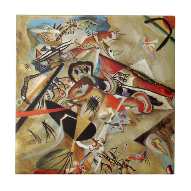 Pintura de composição de Abstrato de Kandinsky (Frente)