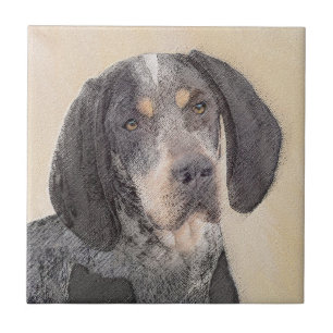 Pintura de Connhound Bluetick - Cachorro Original 