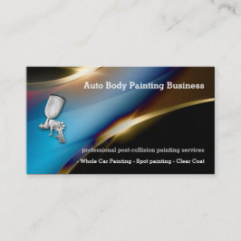 Pintura de corpo automático | Cartão de visita pro