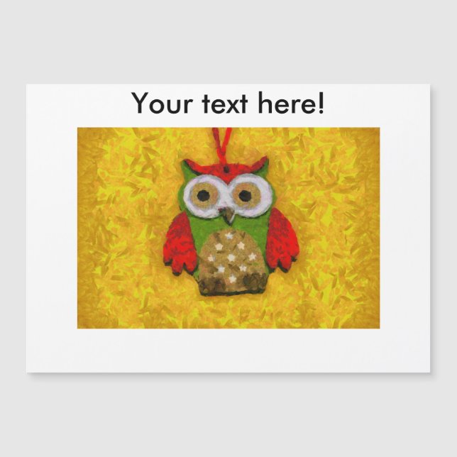 Pintura de coruja (Frente)