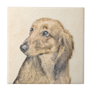 Pintura de Dachshund (Longhaired) - Arte de Cão O