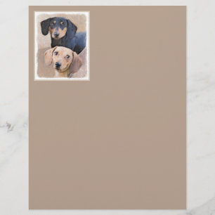 Pintura de Dachshund (Suave) - Arte Original de C