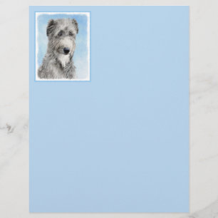 Pintura de Deerhound Escocês - Ar Cachorro Origin