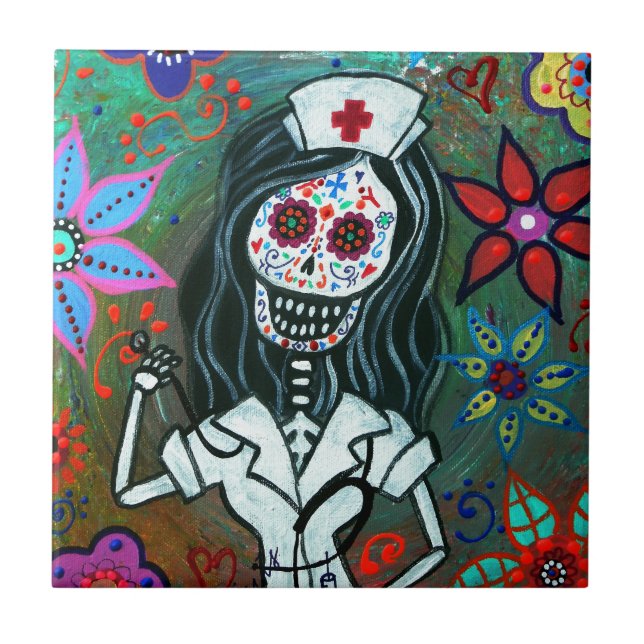 Pintura de Diâmetro de los Muertos Nutrição RN (Frente)
