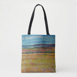 Pintura de dunas de areia e praia | Tote Bag